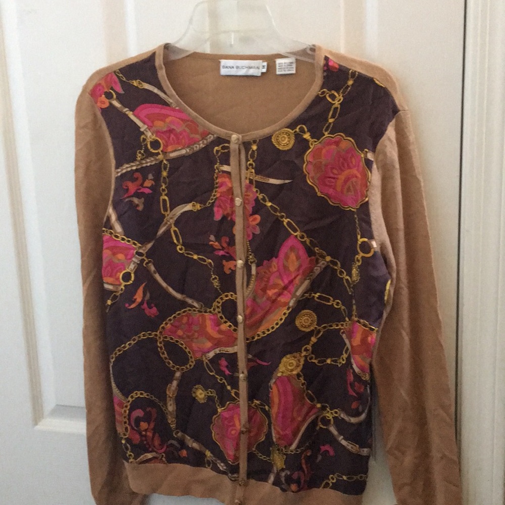 FINAL Markdown Ladies Dana buchman silk sweater medium